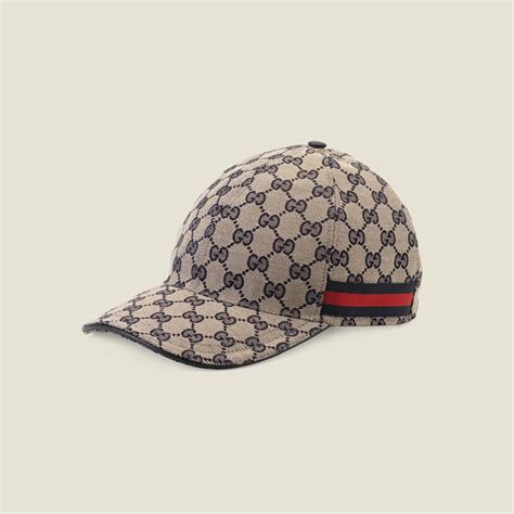 casquette gucci en toile gg|casquette en toile gucci.